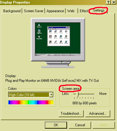 screen